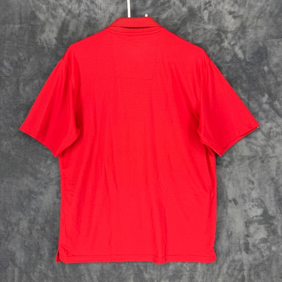 Trojan Apparel USC Trojans Mens Large Red White Performance Polo Shirt Short Slv - Picture 5 of 8